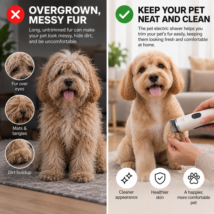 PAWLY™ Pet Electric Shaver